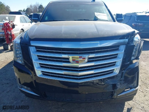 2016 Cadillac Escalade Platinum with VIN 1GYS4DKJ3GR217116, listed as a IAAI auction lot 41679348 with 122,811 mi miles. Bid and sale history available at carsss.com. Image 12.