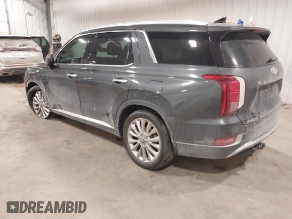 2020 Hyundai Palisade Limited with VIN KM8R5DHE1LU104070, listed as a IAAI auction lot 41322538 with 50,226 mi miles and . Bid and sale history available at DreamBid. Image 3.