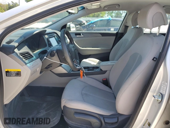 2016 Hyundai Sonata SE with VIN 5NPE24AF1GH294970, listed as a Copart auction lot 53002215 with 167,399 mi miles and Salvage Title. Bid and sale history available at DreamBid. Image 7.