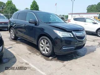 2014 Acura MDX Advance with VIN 5FRYD4H84EB032918, listed as a IAAI auction lot 42399048 with 160,523 mi miles and . Bid and sale history available at DreamBid. Image 1.