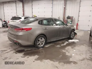 2017 Kia Optima LX with VIN 5XXGT4L33HG148897, listed as a IAAI auction lot 41565592 with 61,471 mi miles and . Bid and sale history available at carsss.com. Image 4.