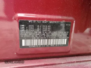 2014 Subaru Legacy с VIN 4S3BMCN67E3025396, выставлен на аукционе Copart как лот 80635774 с пробегом 72 021 миль миль и Списание • Salvage title. История ставок и продаж доступна на DreamBid. Изображение 13.