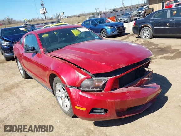 2012 Ford Mustang V6 Premium with VIN 1ZVBP8AM4C5269594, listed as a IAAI auction lot 41749935 with 195,719 mi miles. Bid and sale history available at carsss.com. Image 1.