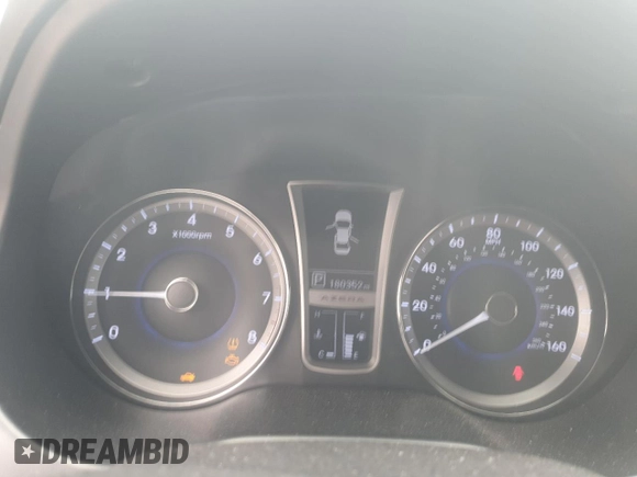 2013 Hyundai Azera with VIN KMHFG4JG2DA231258, listed as a Copart auction lot 51114855 with 180,352 mi miles and Salvage title. Bid and sale history available at DreamBid. Image 9.