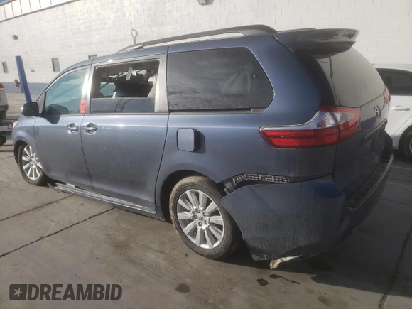 2017 Toyota Sienna XLE with VIN 5TDDZ3DC9HS184439, listed as a Copart auction lot 78056444 with Not provided miles and Salvage title. Bid and sale history available at DreamBid. Image 2.