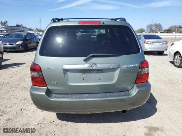 2004 Toyota Highlander with VIN JTEDP21A540013800, listed as a Copart auction lot 47485505 with 128,236 mi miles and Salvage Title. Bid and sale history available at carsss.com. Image 6.