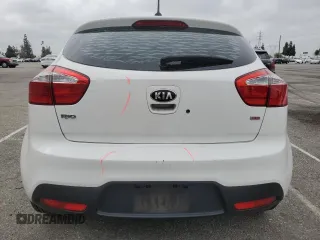 2013 Kia Rio LX with VIN KNADM5A36D6296654, listed as a Copart auction lot 55194435 with 100,895 mi miles and Salvage Title. Bid and sale history available at DreamBid. Image 6.