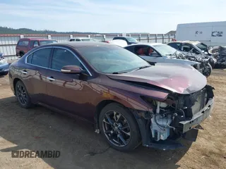 2014 Nissan Maxima S with VIN 1N4AA5AP3EC468648, listed as a IAAI auction lot 42510360 with 107,200 mi miles and . Bid and sale history available at DreamBid. Image 1.