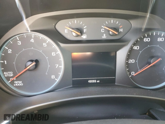 2021 Chevrolet Equinox LS with VIN 3GNAXFEV7MS104871, listed as a Copart auction lot 74592003 with 49,069 mi miles and Salvage title. Bid and sale history available at DreamBid. Image 9.