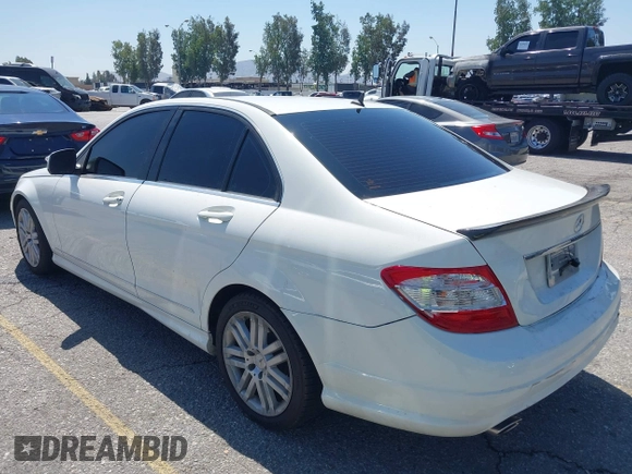 2009 Mercedes-Benz C 300 Sport with VIN WDDGF54X29R058675, listed as a IAAI auction lot 42279248 with 100,338 mi miles and . Bid and sale history available at DreamBid. Image 3.