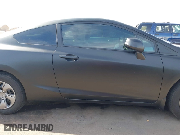 2013 Honda Civic Cpe LX with VIN 2HGFG3B56DH507116, listed as a IAAI auction lot 41479130 with 98,846 mi miles. Bid and sale history available at carsss.com. Image 13.