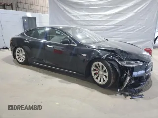 2016 Tesla Model S 90D with VIN 5YJSA1E49GF124514, listed as a Copart auction lot 53864125 with Not provided miles and Salvage title. Bid and sale history available at DreamBid. Image 4.