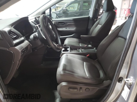2022 Honda Odyssey EX-L with VIN 5FNRL6H73NB067462, listed as a Copart auction lot 51578965 with 44,182 mi miles and Salvage Title. Bid and sale history available at DreamBid. Image 7.