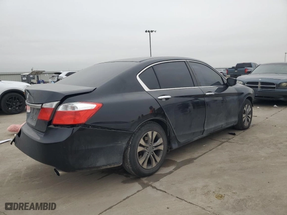 2014 Honda Accord Sedan LX with VIN 1HGCR2F32EA100653, listed as a Copart auction lot 43999825 with 136,544 mi miles and Salvage Title. Bid and sale history available at carsss.com. Image 3.