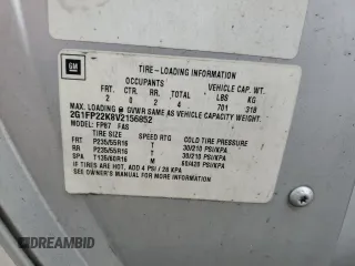 1997 Chevrolet Camaro z VIN 2G1FP22K8V2156852, wystawiony jako Copart lot #51080085 z przebiegiem 163 068 mil mil oraz Szkoda całkowita • Salvage title. Historia ofert i sprzedaży dostępna na DreamBid. Obrazek 13.