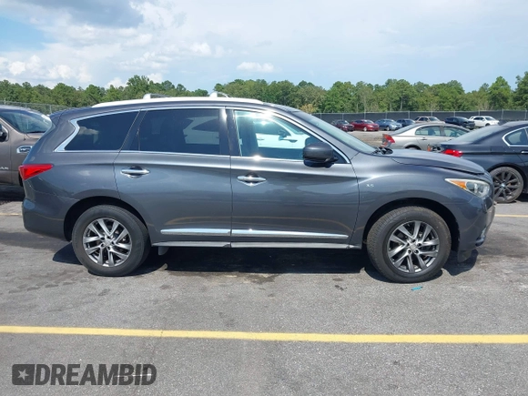 2014 Infiniti QX60 with VIN 5N1AL0MM6EC540477, listed as a IAAI auction lot 42791362 with 143,181 mi miles and . Bid and sale history available at DreamBid. Image 13.
