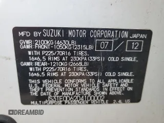 2013 Suzuki Grand Vitara Premium с VIN JS3TE0D62D4100002, выставлен на аукционе Copart как лот 51343635 с пробегом 157 080 миль миль и Чистый • Clean title. История ставок и продаж доступна на DreamBid. Изображение 13.