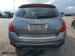 2006 Nissan Murano SE with VIN JN8AZ08W26W531441, listed as a Copart auction lot 72698584 with 202,021 mi miles and Salvage Title. Bid and sale history available at carsss.com. Image 6.