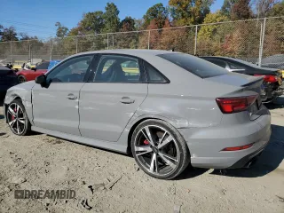 2019 Audi RS 3 with VIN WUABWGFF8KA907686, listed as a Copart auction lot 75947394 with 50,794 mi miles and Salvage title. Bid and sale history available at DreamBid. Image 2.
