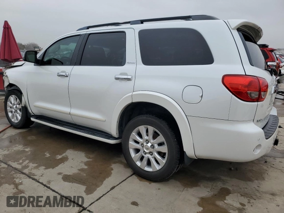 2008 Toyota Sequoia Platinum with VIN 5TDZY67A18S013172, listed as a Copart auction lot 44374215 with 260,701 mi miles and Salvage Title. Bid and sale history available at carsss.com. Image 2.
