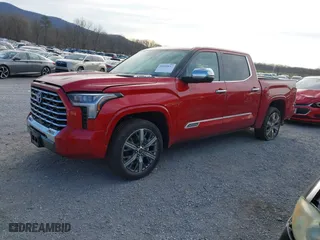 2022 Toyota Tundra 4WD Capstone Hybrid with VIN 5TFVC5DB5NX004324, listed as a IAAI auction lot 41849837 with 26,112 mi miles. Bid and sale history available at carsss.com. Image 2.