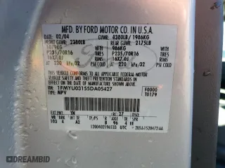2005 Ford Escape XLT with VIN 1FMYU03155DA05427, listed as a Copart auction lot 50506675 with 142,130 mi miles and Salvage Title. Bid and sale history available at carsss.com. Image 13.