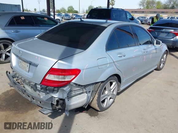 2010 Mercedes-Benz C-Class C 300 Sport with VIN WDDGF5EB8AR126145, listed as a IAAI auction lot 41828587 with 157,775 mi miles. Bid and sale history available at carsss.com. Image 4.