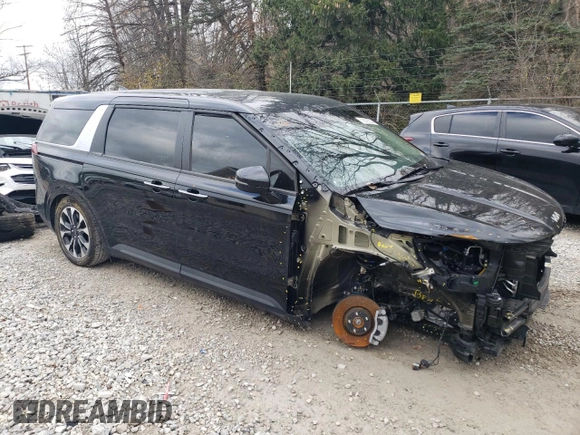 2024 Kia Carnival EX with VIN KNDNC5H36R6448391, listed as a Copart auction lot 79005534 with 11,486 mi miles and Salvage Title. Bid and sale history available at carsss.com. Image 4.