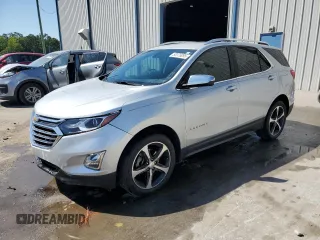 2019 Chevrolet Equinox Premier with VIN 2GNAXPEX9K6248747, listed as a Copart auction lot 53376095 with 23,627 mi miles and Salvage title. Bid and sale history available at DreamBid. Image 1.