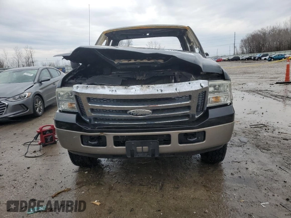 2005 Ford F-250 XL with VIN 1FTSX21595ED01743, listed as a Copart auction lot 47856865 with Not provided miles and Salvage title. Bid and sale history available at DreamBid. Image 5.