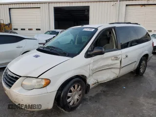 2007 Chrysler Town & Country LWB Touring with VIN 2A4GP54LX7R166984, listed as a Copart auction lot 87161504 with 301,005 mi miles and Salvage Title. Bid and sale history available at carsss.com. Image 1.