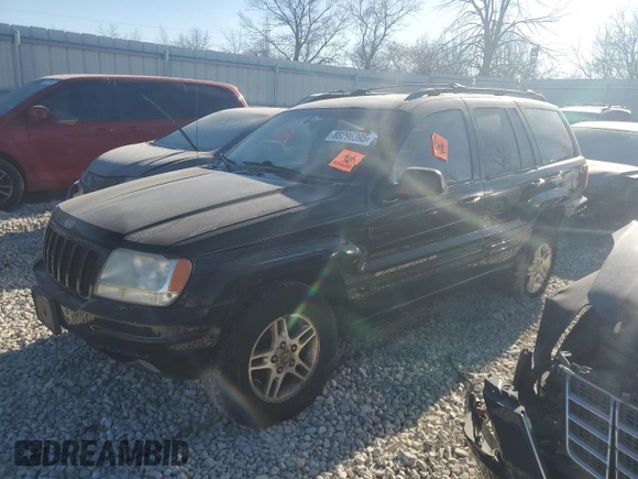 1999 Jeep Grand Cherokee Limited with VIN 1J4GW68SXXC713416, listed as a Copart auction lot 88296395 with 0 mi miles and Non Repairable. Bid and sale history available at carsss.com. Image 1.