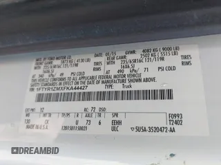 2015 Ford Transit Cargo с VIN 1FTYR1ZMXFKA44427, выставлен на аукционе IAAI как лот 42411415 с пробегом 276 085 миль миль и . История ставок и продаж доступна на DreamBid. Изображение 9.
