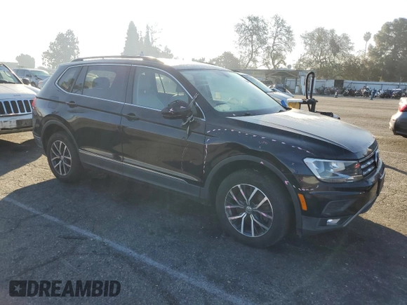 2018 Volkswagen Tiguan SEL with VIN 3VV3B7AX4JM020652, listed as a Copart auction lot 89194375 with 53,285 mi miles and Salvage Title. Bid and sale history available at DreamBid. Image 4.