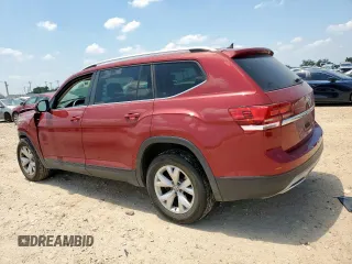 2018 Volkswagen Atlas S with VIN 1V2AP2CA9JC599351, listed as a Copart auction lot 58223485 with 69,527 mi miles and Salvage title. Bid and sale history available at DreamBid. Image 2.