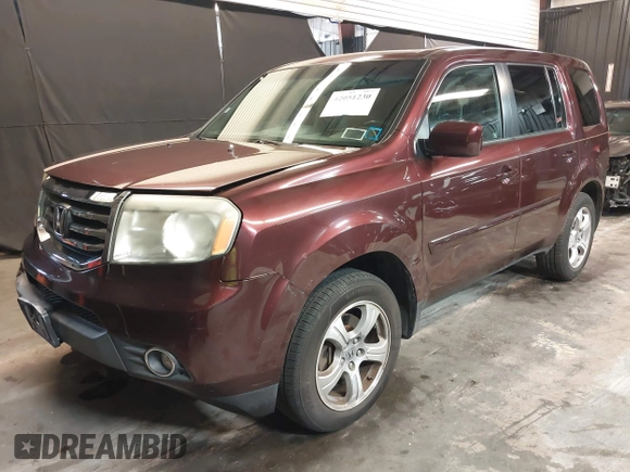 2012 Honda Pilot EX-L with VIN 5FNYF4H55CB018315, listed as a IAAI auction lot 42051230 with 121,702 mi miles and . Bid and sale history available at DreamBid. Image 18.