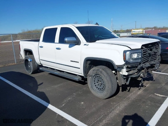 2018 GMC Sierra 1500 SLT with VIN 3GTU2NEJ6JG153702, listed as a IAAI auction lot 41843975 with 171,424 mi miles. Bid and sale history available at carsss.com. Image 1.