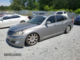 2013 Hyundai Equus Signature with VIN KMHGH4JH1DU062410, listed as a Copart auction lot 53730735 with 196,758 mi miles and Clean Title. Bid and sale history available at DreamBid. Image 1.