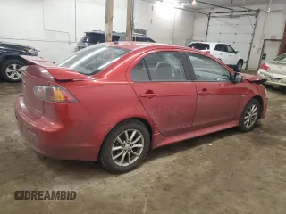 2016 Mitsubishi Lancer SE with VIN JA32V2FW5GU002619, listed as a Copart auction lot 47193795 with 91,645 mi miles and Salvage Title. Bid and sale history available at carsss.com. Image 3.