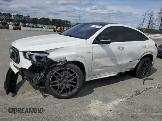 2022 Mercedes-Benz GLE 53 AMG with VIN 4JGFD6BB4NA667778, listed as a Copart auction lot 47467125 with 34,351 mi miles and Salvage title. Bid and sale history available at DreamBid. Image 1.