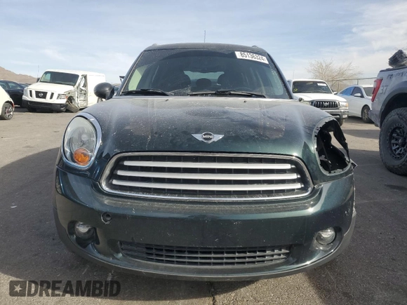 2013 MINI Countryman with VIN WMWZB3C54DWM09421, listed as a Copart auction lot 85136324 with 110,615 mi miles and Salvage title. Bid and sale history available at DreamBid. Image 5.