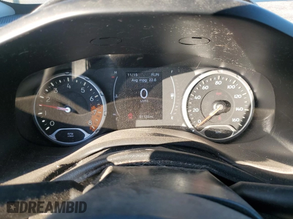 2017 Jeep Renegade Altitude with VIN ZACCJABH7HPG46080, listed as a Copart auction lot 80528314 with 91,123 mi miles and Salvage title. Bid and sale history available at DreamBid. Image 9.