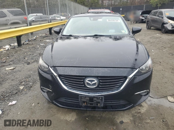 2016 Mazda 6 i Grand Touring with VIN JM1GJ1W53G1475036, listed as a Copart auction lot 86428734 with 123,416 mi miles and Salvage Title. Bid and sale history available at DreamBid. Image 5.