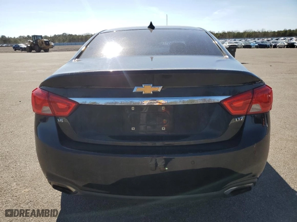 2015 Chevrolet Impala LTZ with VIN 2G1165S30F9291324, listed as a Copart auction lot 53556635 with 115,340 mi miles and Salvage Title. Bid and sale history available at carsss.com. Image 6.