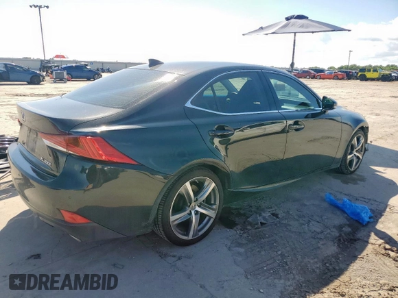 2017 Lexus IS 200t with VIN JTHBA1D24H5039369, listed as a Copart auction lot 62643755 with 135,171 mi miles and Salvage title. Bid and sale history available at DreamBid. Image 3.