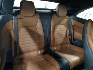 2018 Mercedes-Benz C 43 AMG with VIN WDDWK6EB8JF684169, listed as a Copart auction lot 60110265 with 32,162 mi miles and Salvage title. Bid and sale history available at DreamBid. Image 10.