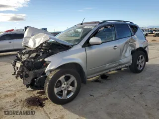 2005 Nissan Murano SL with VIN JN8AZ08T75W330252, listed as a Copart auction lot 44275165 with 0 mi miles and Salvage Title. Bid and sale history available at carsss.com. Image 1.