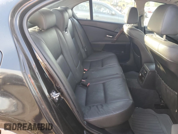 2006 BMW 5 Series 530i with VIN WBANE73506CM41414, listed as a Copart auction lot 75316884 with 177,977 mi miles and Salvage Title. Bid and sale history available at carsss.com. Image 10.
