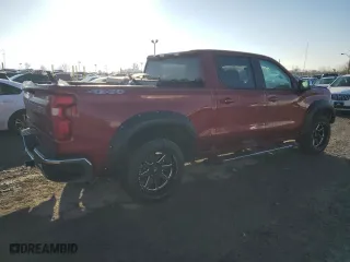 2019 Chevrolet Silverado 1500 LT with VIN 1GCUYDED1KZ110647, listed as a Copart auction lot 46608275 with 51,236 mi miles and Salvage Title. Bid and sale history available at carsss.com. Image 3.