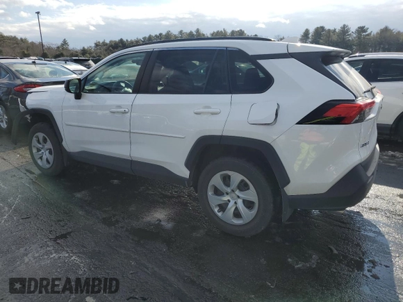 2021 Toyota RAV4 LE with VIN 2T3F1RFV3MC146667, listed as a Copart auction lot 44600015 with 28,069 mi miles and Salvage Title. Bid and sale history available at carsss.com. Image 2.